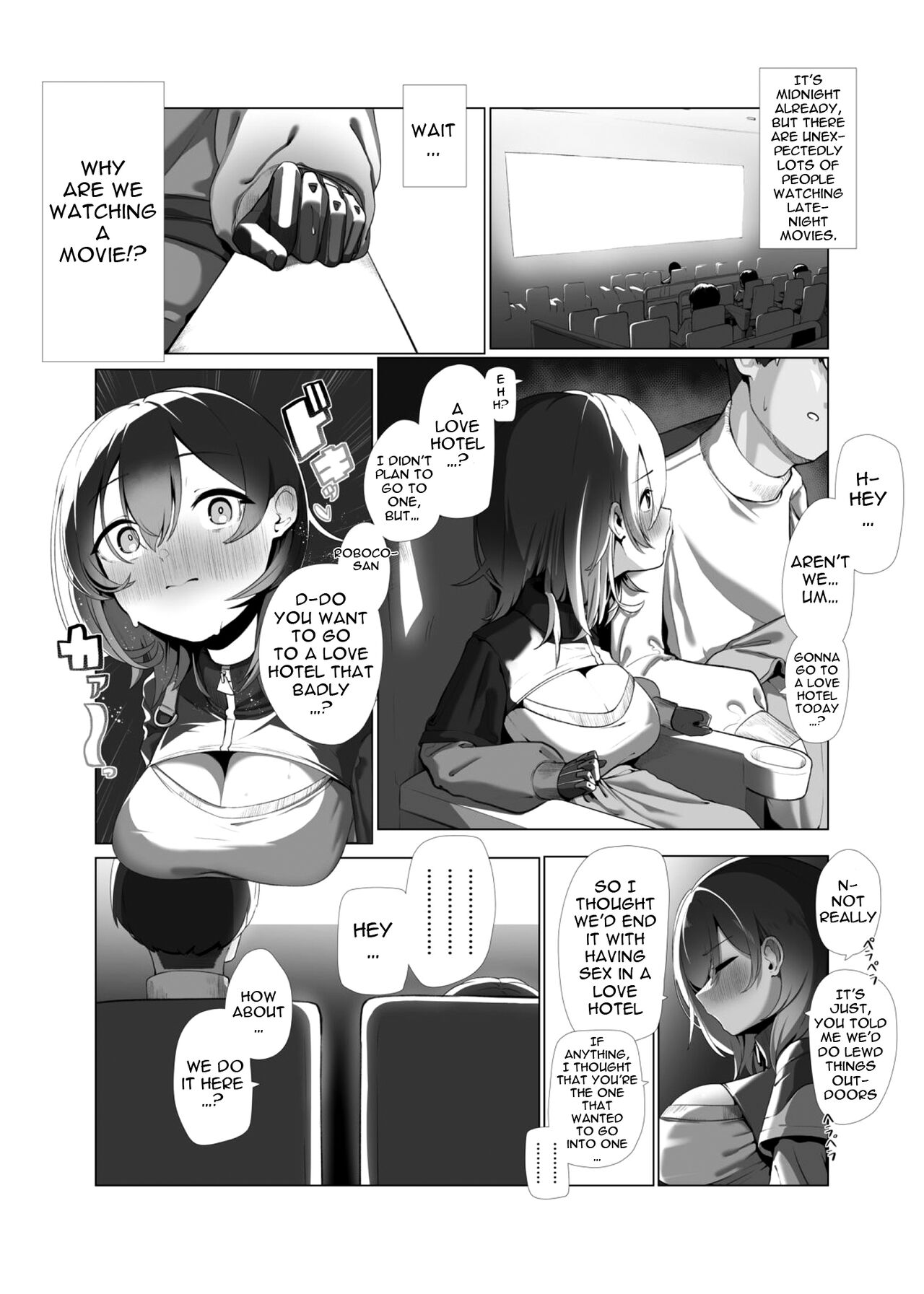 Boku to Roboco to Koushoku Seiya | The Sacred Night Of Lust That I Spent With Roboco page 10 full