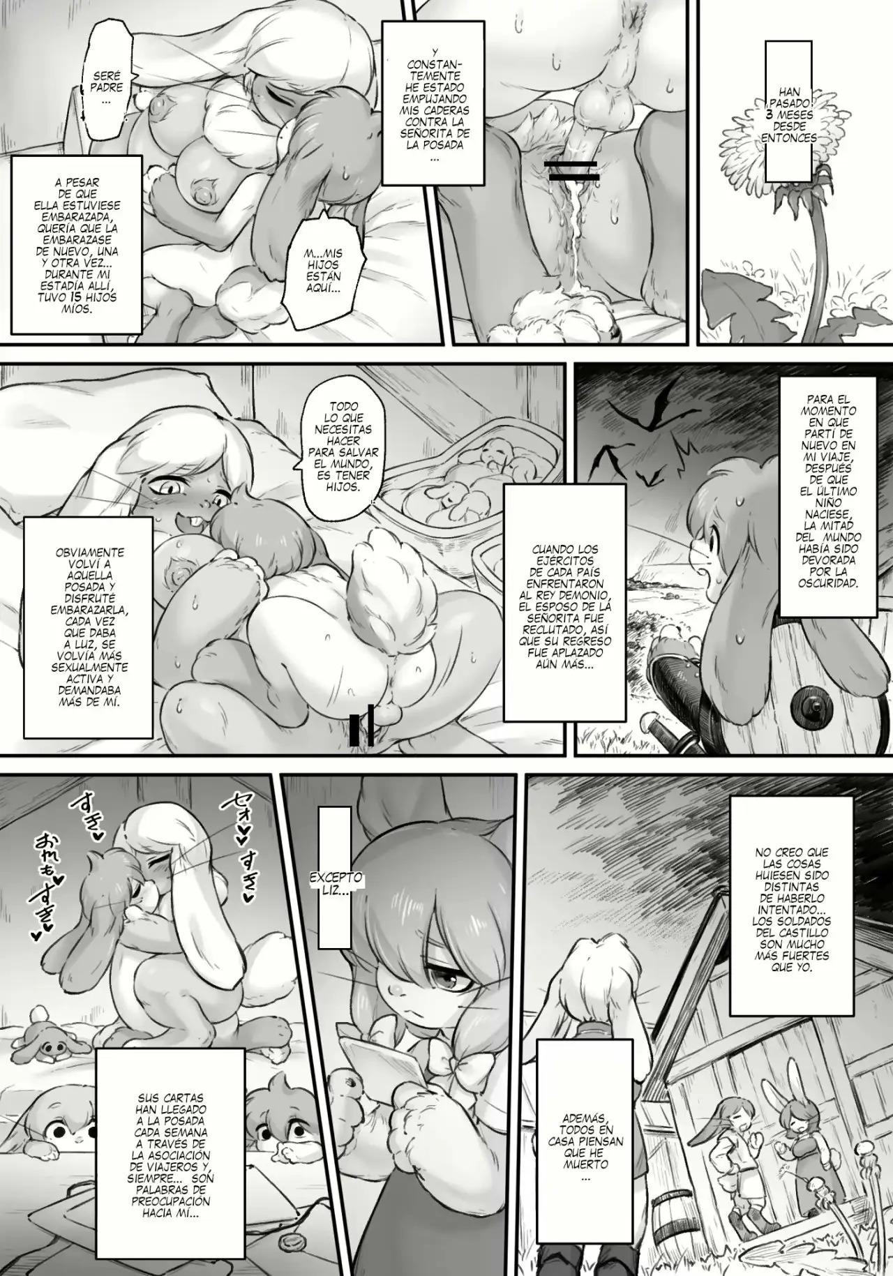 ANOKEMOproject - Bubonic - Usagi Yūsha wa Mura ni Nokoshita Osananajimi janaku Yadoya no okami o Erande shimatta page 10 full