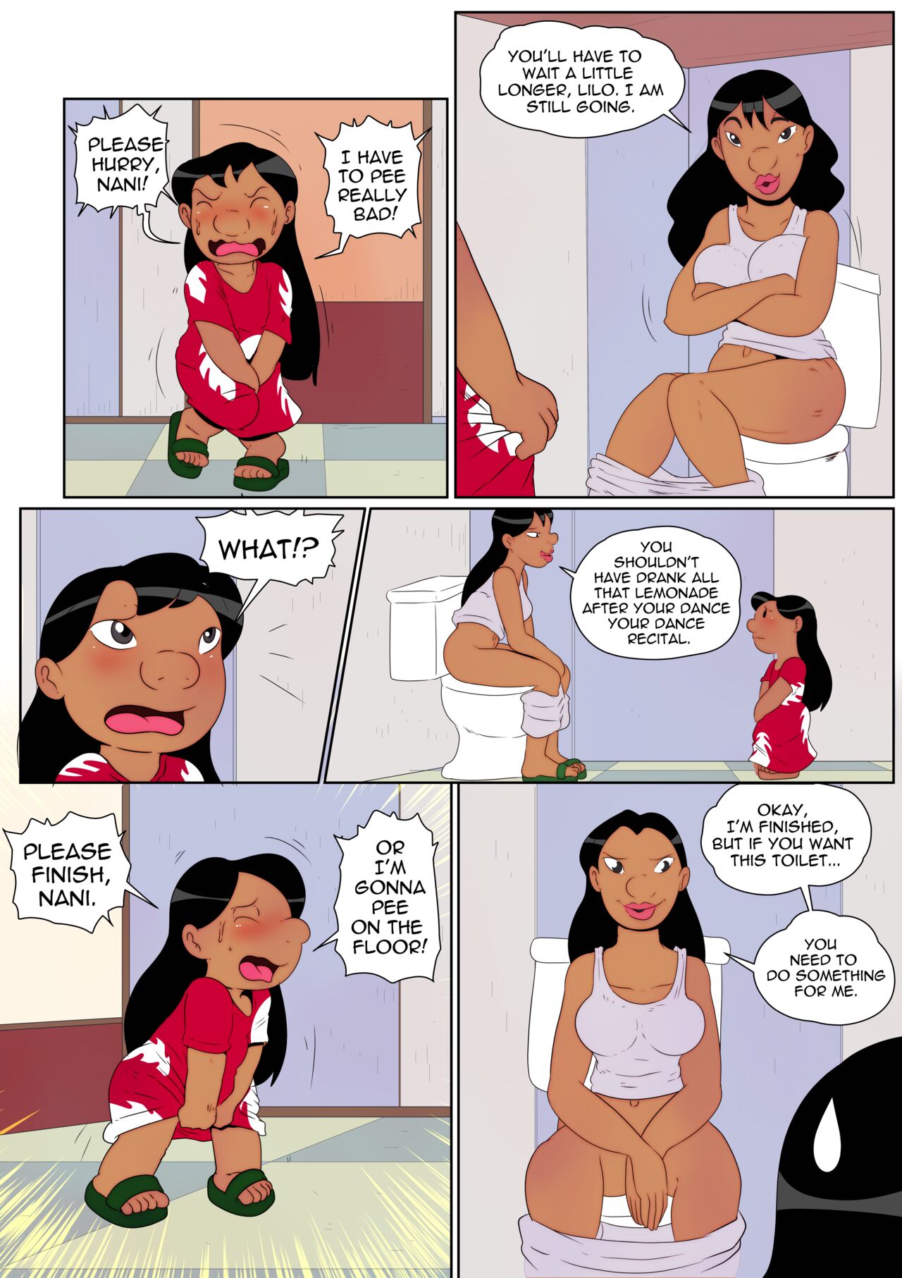 Nani's playful challenge