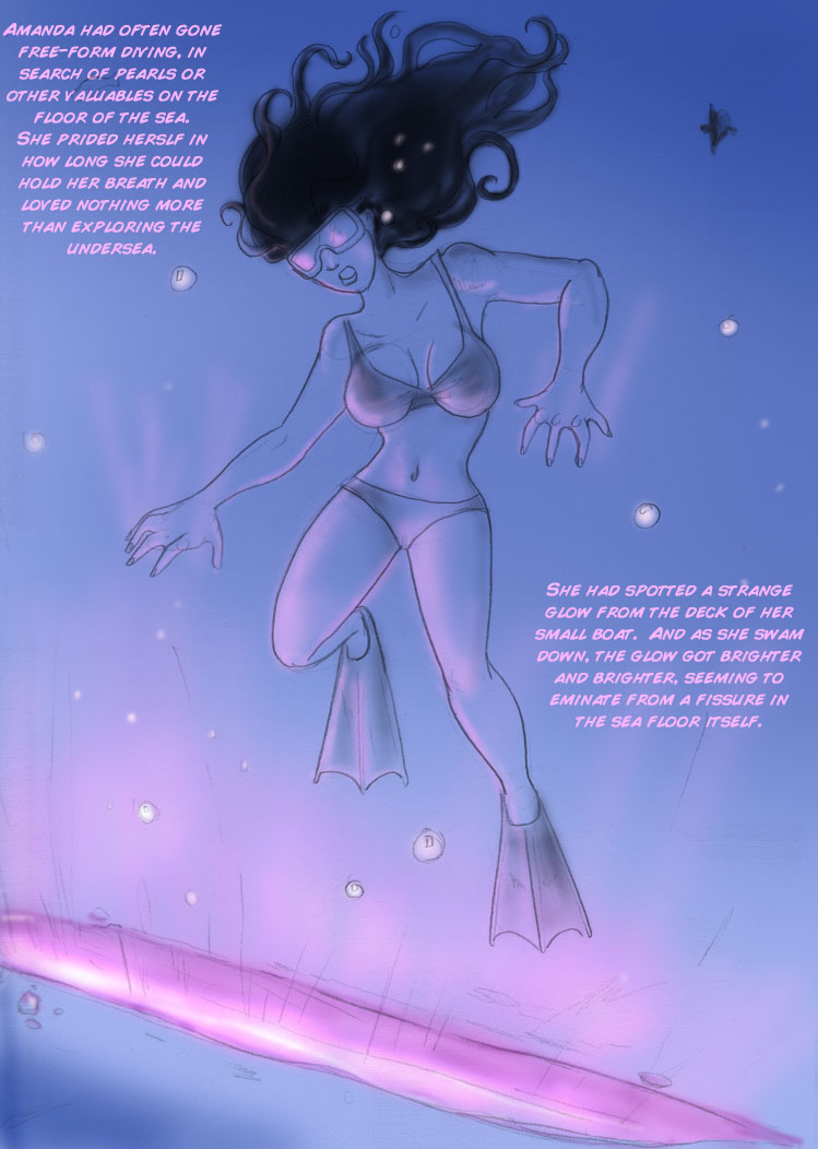 donationart 09.11 Woman - Octopus creature page 1 full