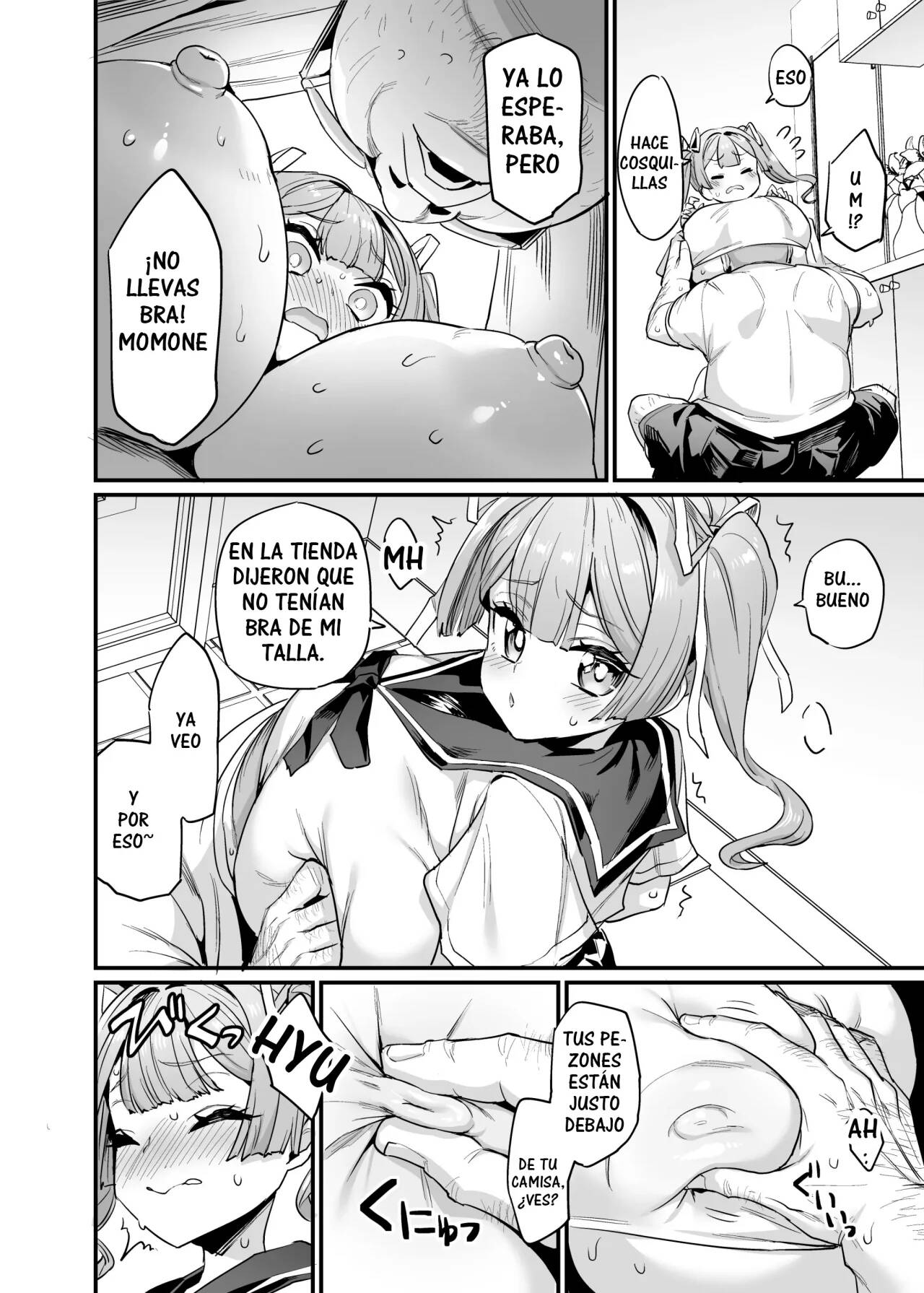 Paihame Kazoku #2 Momone Aiiku | Familia de tetas cogibles #2 La educacion sexual de Momone page 11 full