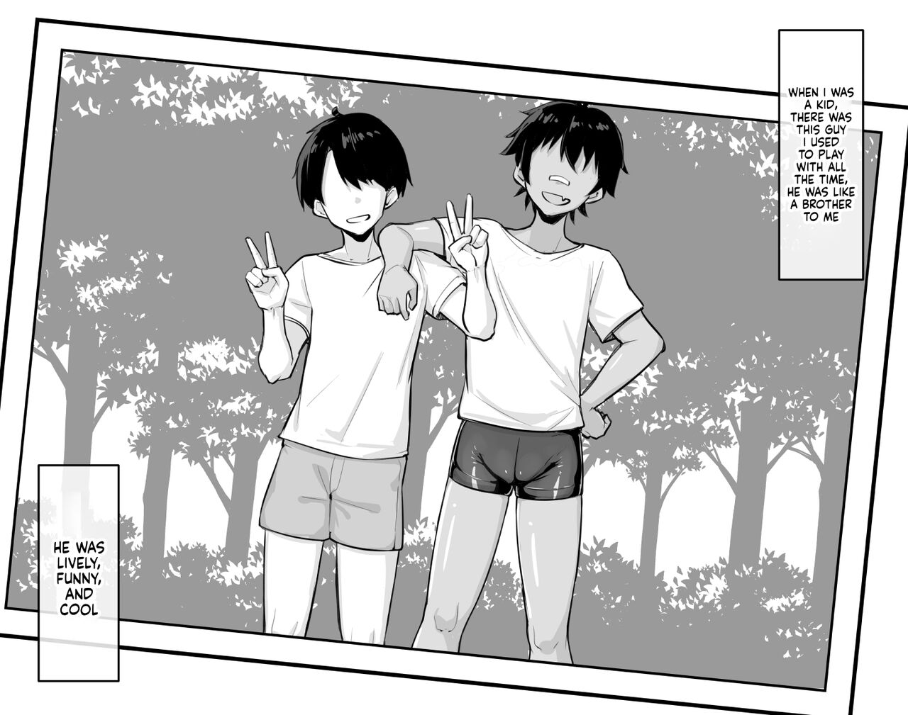 A tall, muscular futanari girl, formerly a best friend, her powerful physique radiating confidence and allure