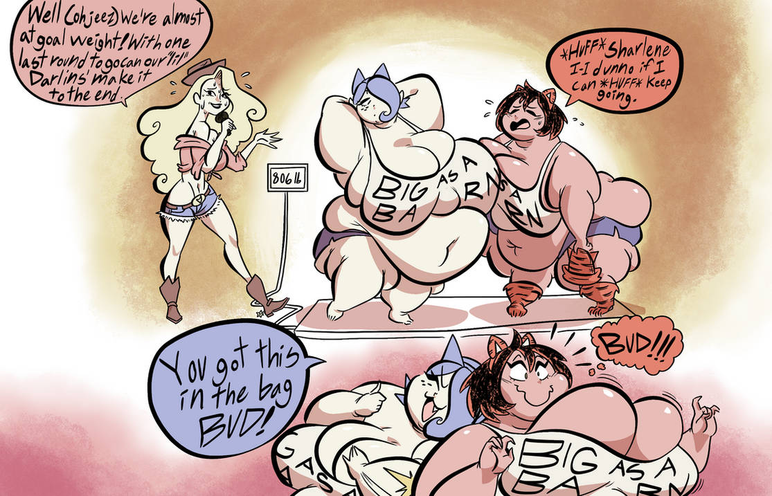 Sharlene and Pamela enter an eating contest page 10 full