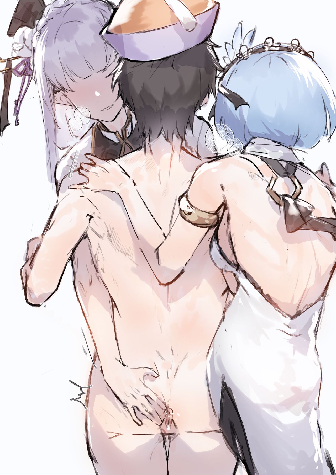 Subaru x Emilia and Rem page 11 full