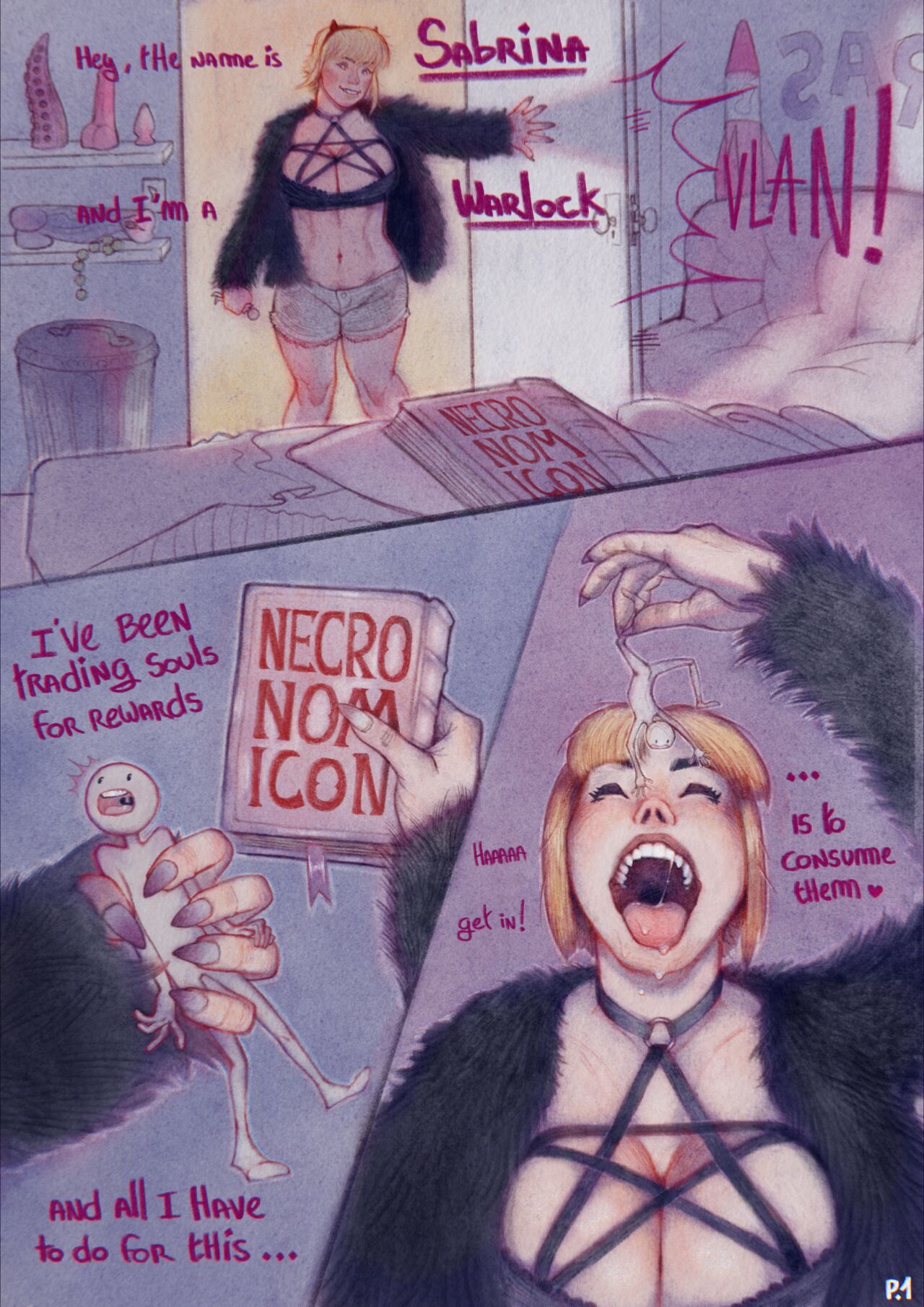 Sabrina The Warlock page 1 full