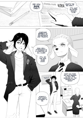 [CoraBlue] Lost and Found Club: Chapter 1 cover