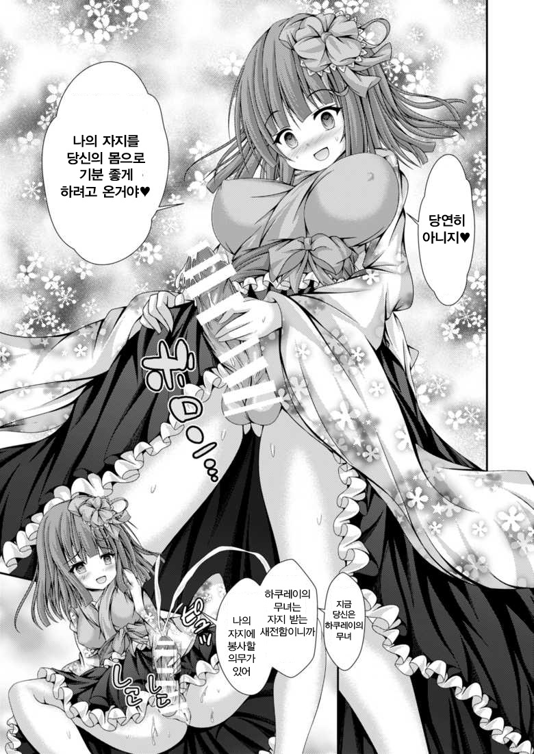 Magatsu Tamashii no Kisoukyoku ~Kyou kara Boku wa Hakurei Reimu~ | 불길한 영혼의 기상곡 ~오늘부터 내가 하쿠레이 레이무~ page 12 full