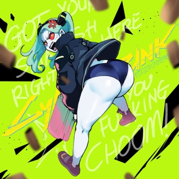 [Thiccwithaq] Rebecca Gets Smashed (CyberPunk 2077) cover