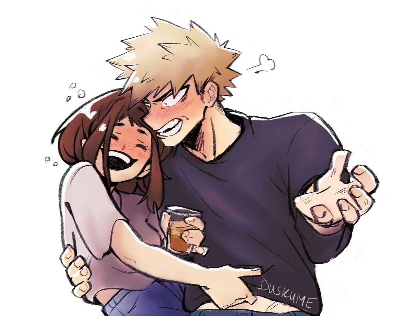 Drunk Ochako page 1 full