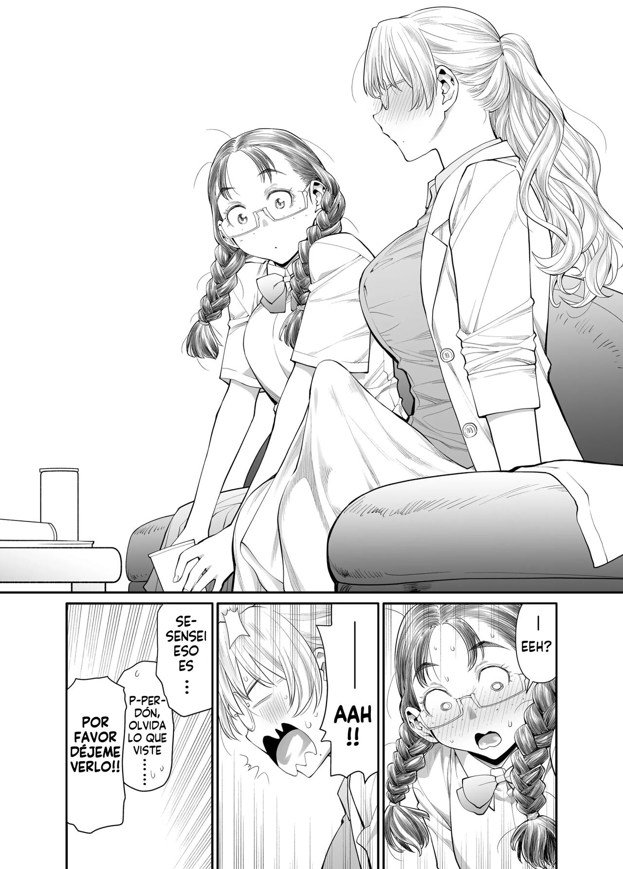 Zenbu, Sensei no Sei. Futanari Onna Kyoushi ga Onanie Chuudoku Yuutousei o Sukkirisaseru Hanashi. | Todo es culpa de la Sensei! page 10 full
