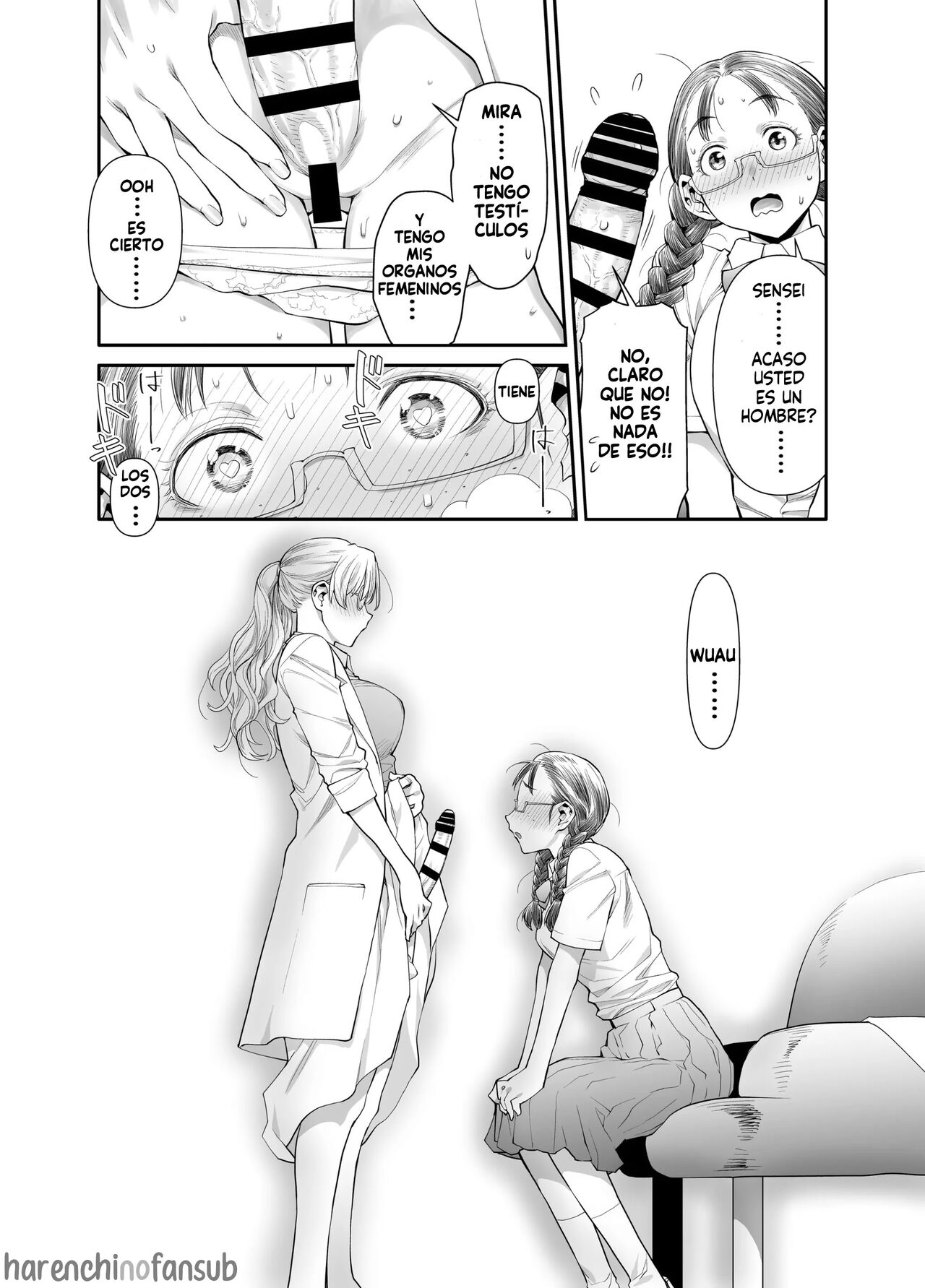 Zenbu, Sensei no Sei. Futanari Onna Kyoushi ga Onanie Chuudoku Yuutousei o Sukkirisaseru Hanashi. | Todo es culpa de la Sensei! page 12 full