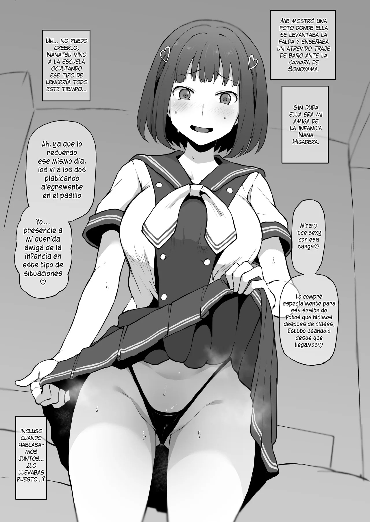 Yarichin kara Imouto to Osananajimi no Honnou Mukidashi na Shashin o Katte Shikoru Hon page 5 full