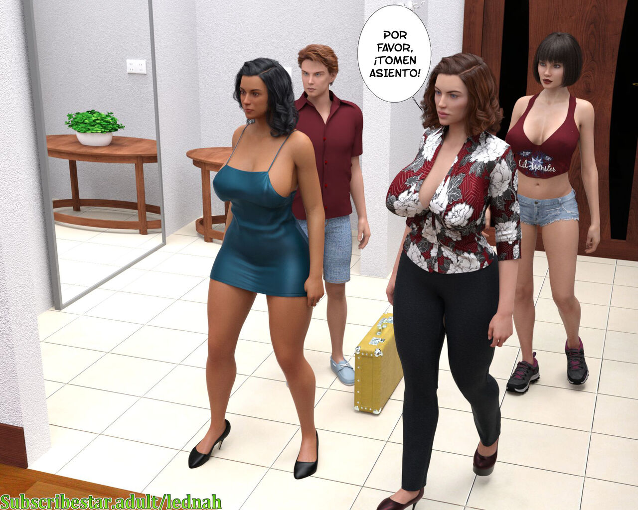 Las Aventuras XXX Dennis Sanchez - 7. La frigida madre page 11 full
