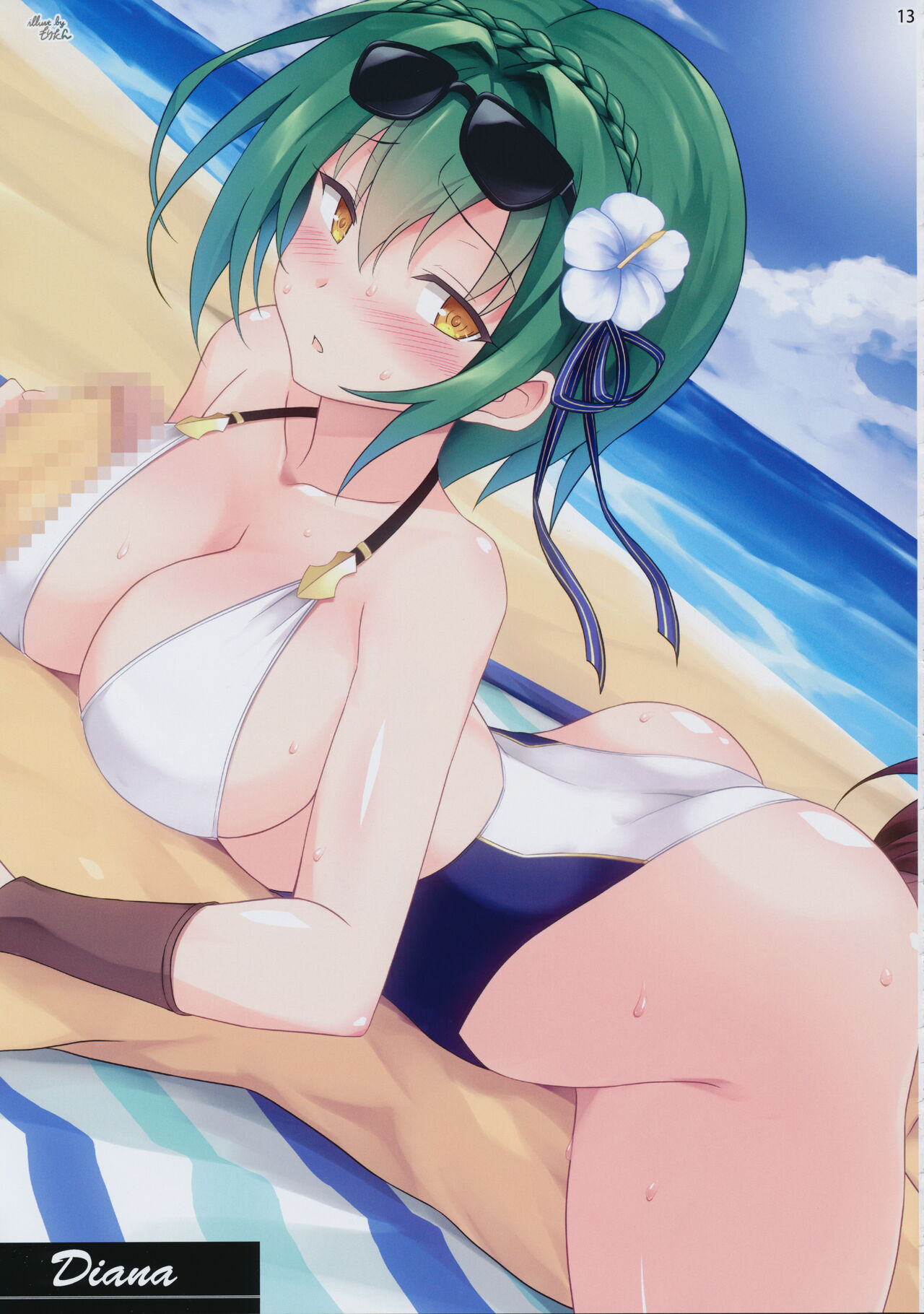 Millennium Vacation Moritan & Yasaka Minato Illust Shuu page 12 full