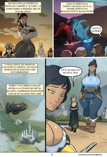 [EmmaBrave] Korra: Book Three (The Legend of Korra) (Spanish) (Ongoing) cover