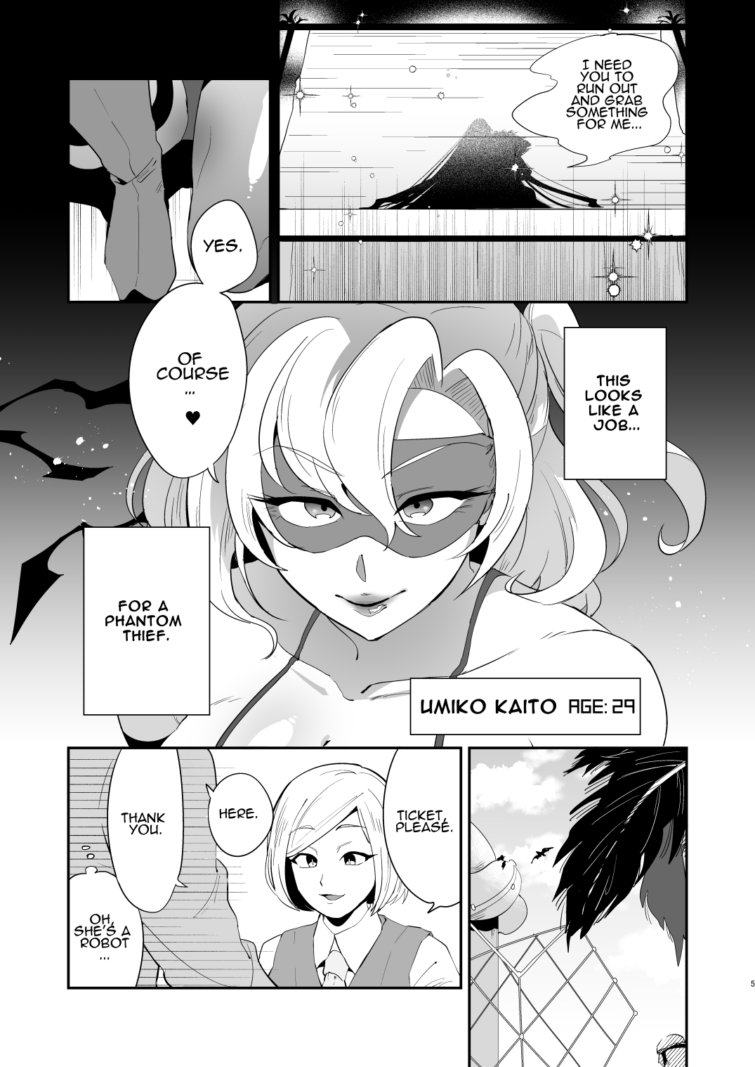 Ponkotsu Oho Goe Kaitou no Karei naru Ingi | The Magnificent Sex Techniques of an Incompetent Vulgar Moanin' Phantom Thief page 4 full