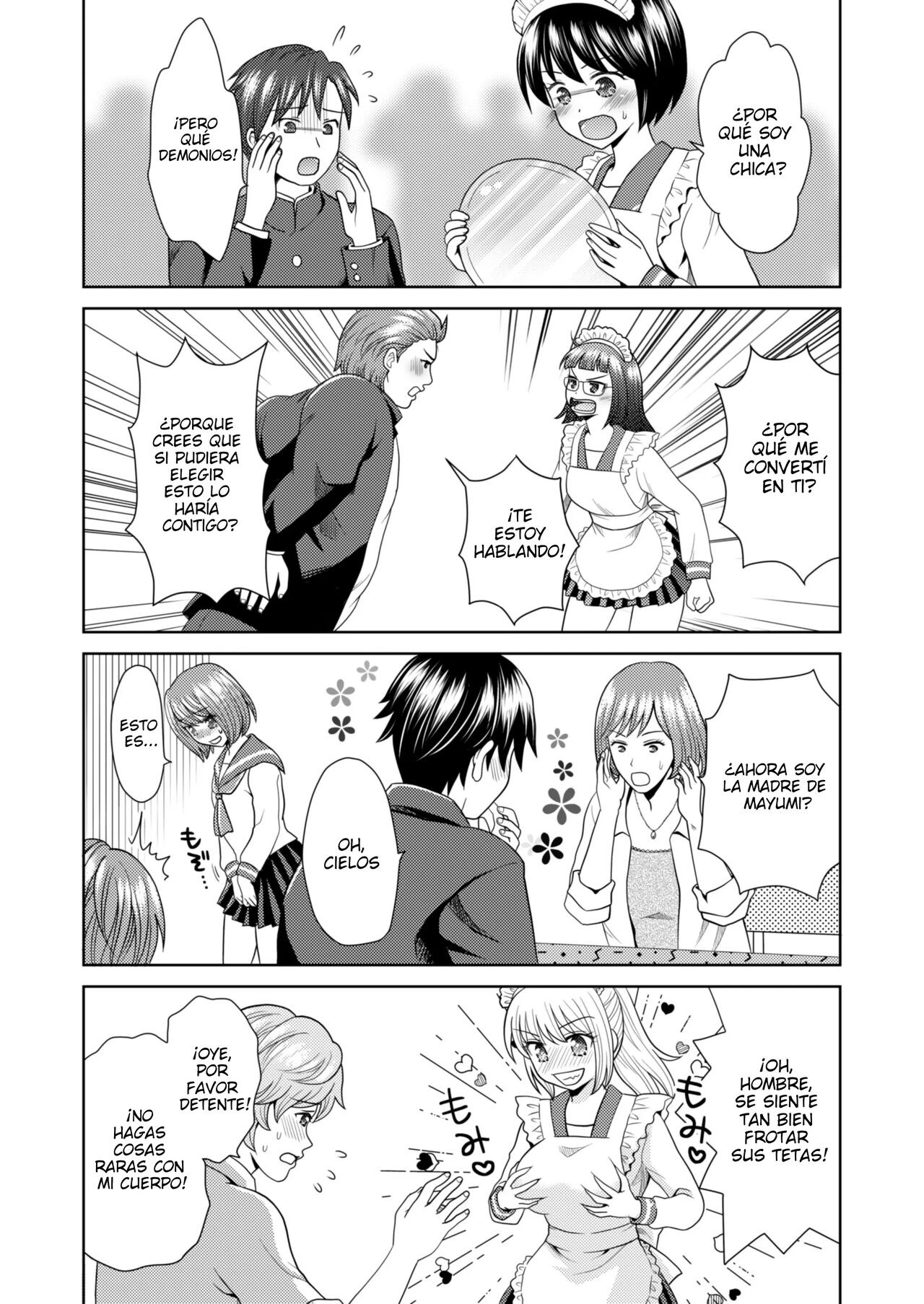 Bunkasai de Danjoshuudan Irekawari!!  | Intercambio de cuerpos en un festival cultural page 12 full
