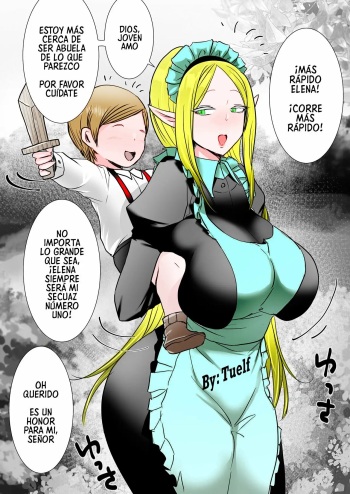 [Onesota Shuu] Elf Maid to Botchan no Seichou | La Doncella Elfa y El Niño Pequeño Creciendo [Spanish] cover