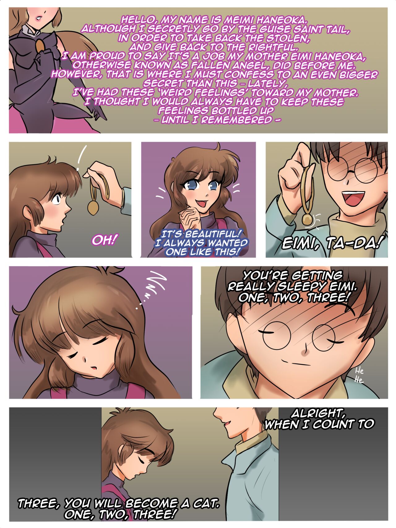 Kaitou Saint Tail - Mom, Become Mine! page 2 full