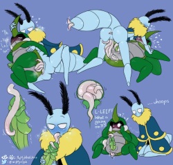 Leif Introduces Kabbu to Many Squirmy Friends