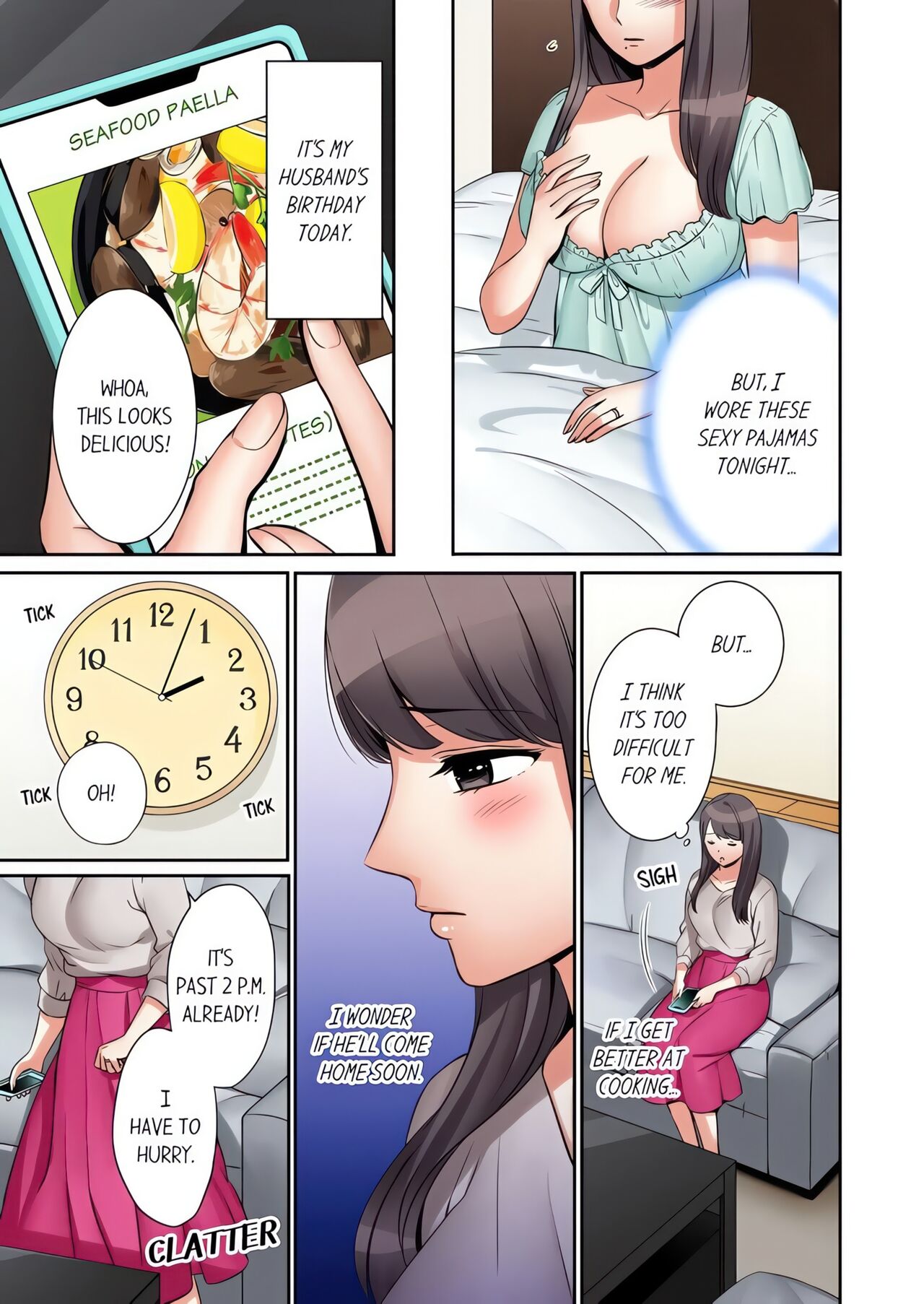 "Ato 3-kai wa Ikeru yo ne?" Otto no Kitaku Mae, Zetsurin Gitei ni Nando mo Hametaosareru Tsuma page 6 full