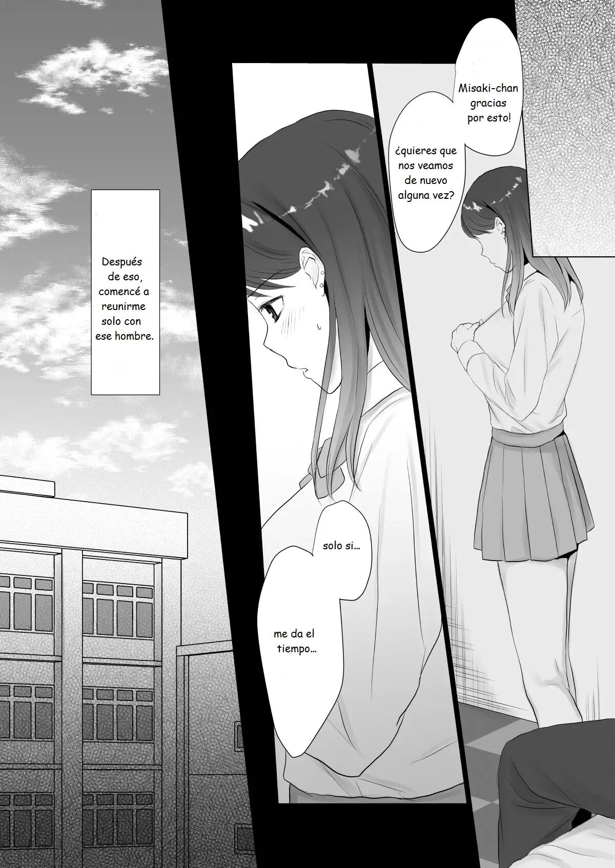Namahame Enkou JK no Sonogo | The JK After Whoring Herself Out page 9 full