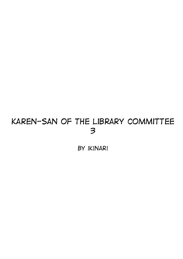 Toshoiin no Karen-san 3 | Karen-san of the Library Committee 3 page 2 full