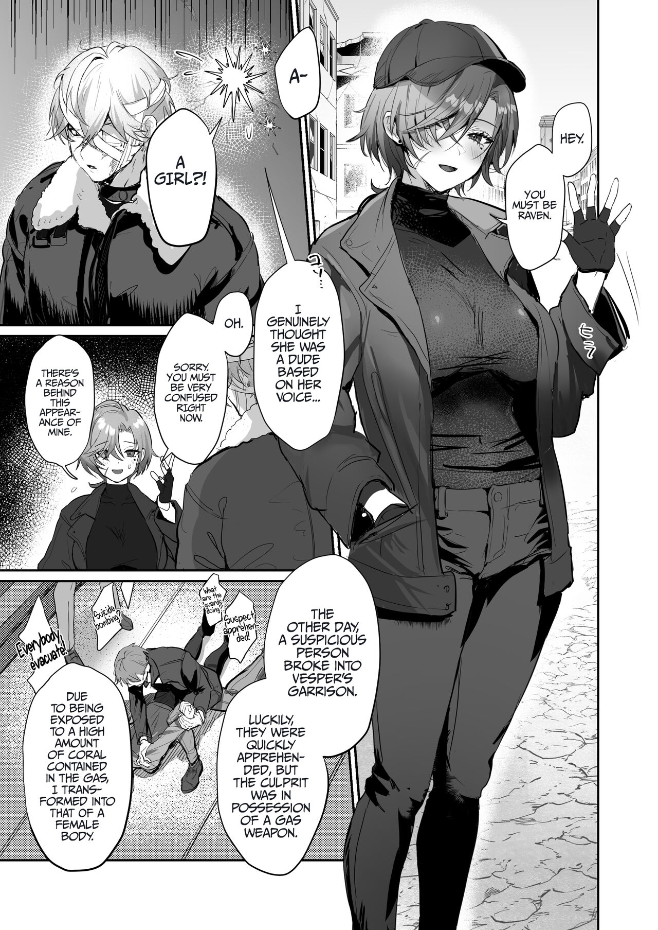 Coral no Megumi de Nyotaika Shita Senyuu to xxx Suru Hon | A Book About XXX With My Buddy Who Has Become A Woman Because Of The Effect Of Coral page 4 full