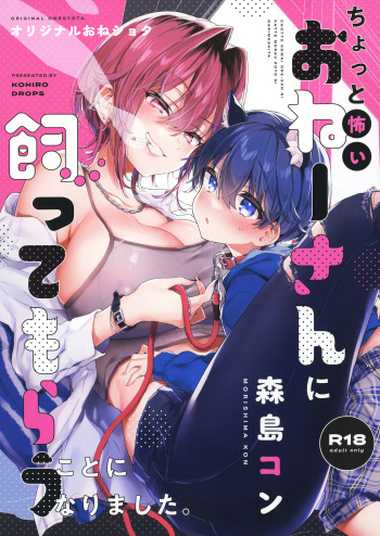 (C102) [Koniro Drops (Morishima Kon)] Chotto Kowai Onee-san ni Kattemorau Koto ni Narimashita [Textless] cover