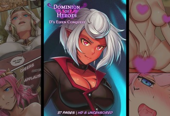 [hybridmink] Dominion of Heroes Comic #6. Elven Conquest cover