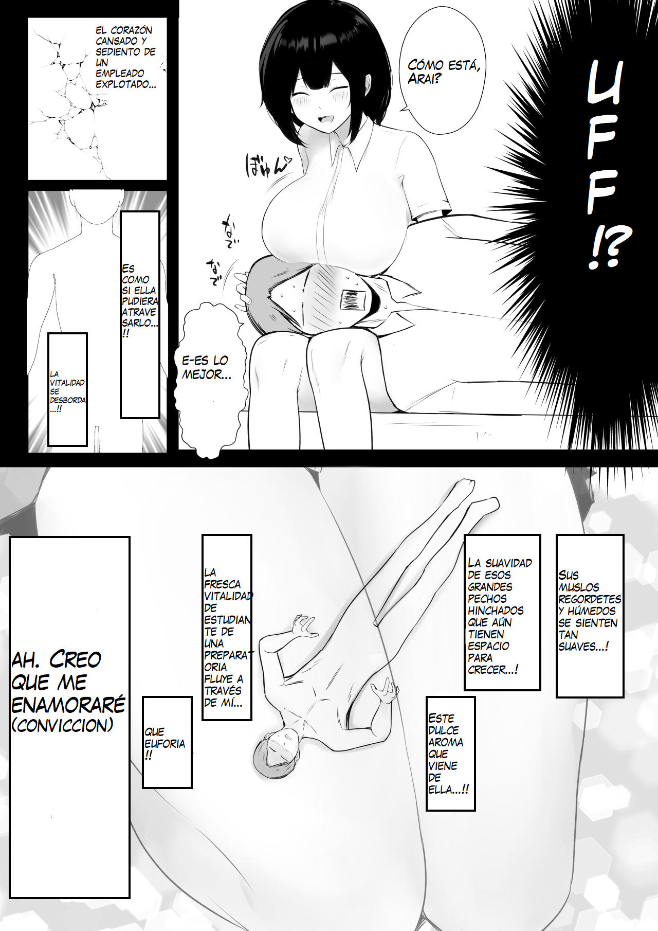 Boku dake ni Amaesasete Kureru Kyonyuu JK Tsuma o Hoka no Otoko ni Dakasete Mita 6 | Vi a una esposa de preparatoria de grandes pechos que solo deja que otro hombre la mime y abrace 6. page 11 full