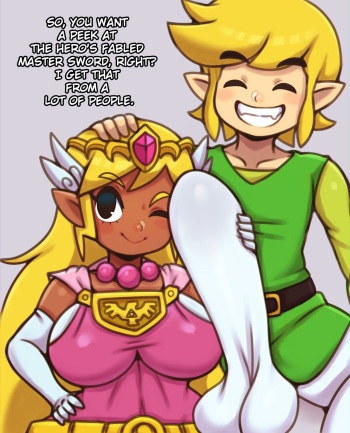[Matospectoru] The Master Sword (Link x Zelda / Tetra) cover