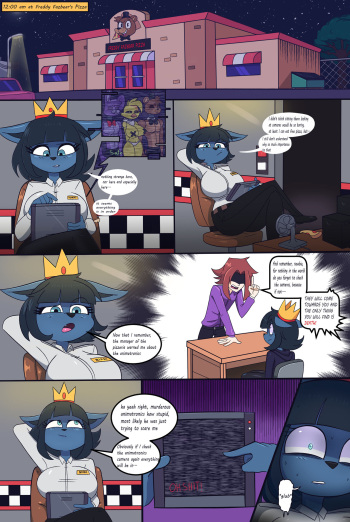 [toonsxxx] One Night With Freddy (FNaF) cover