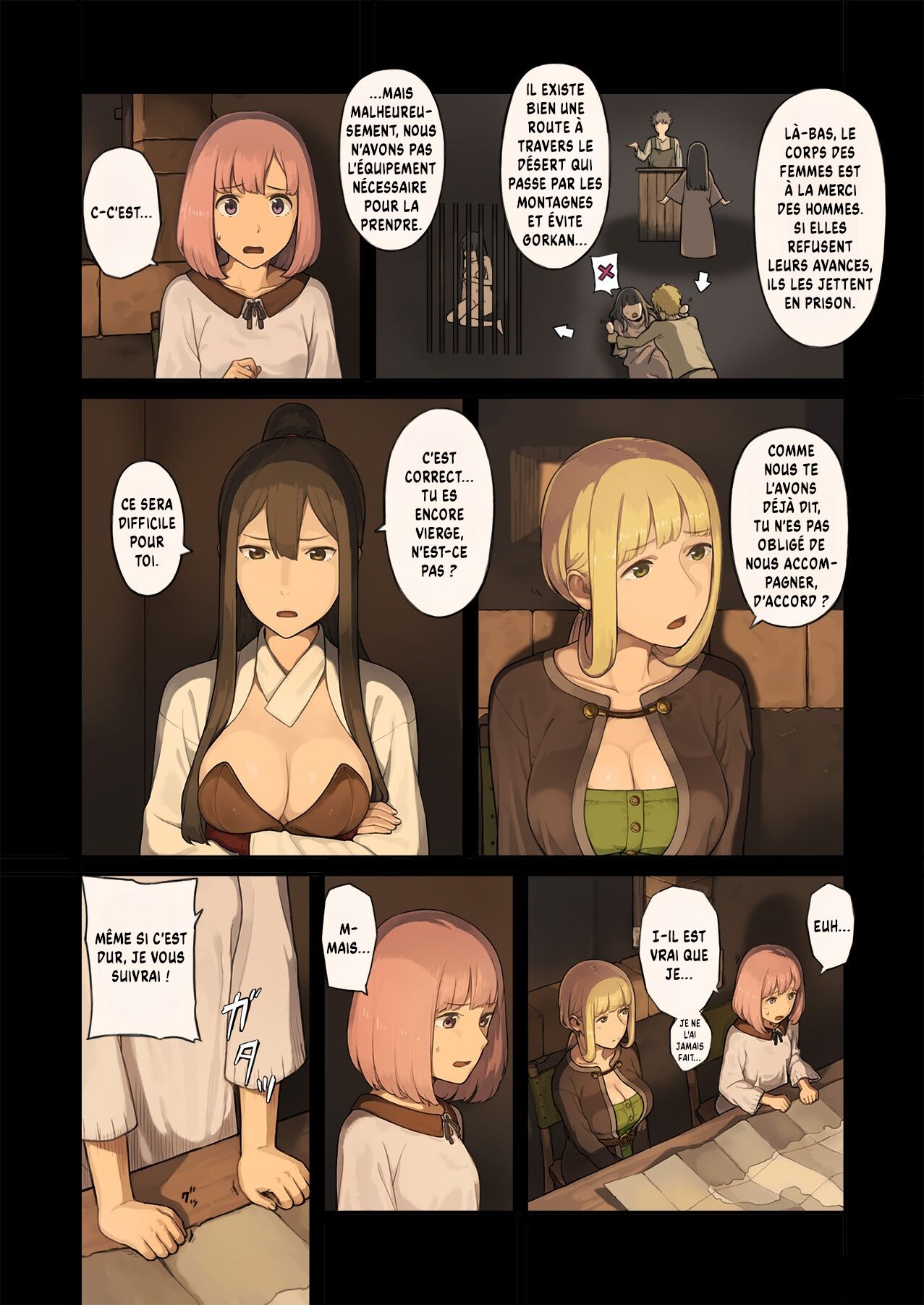 Onna Boukensha-tachi ga Sabaku no Oasis ni Tachiyoru to... page 5 full