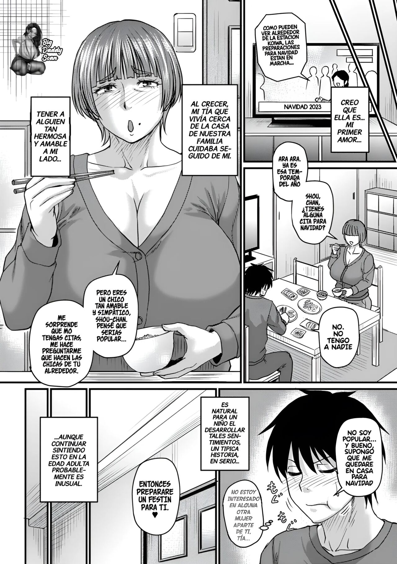 Obasan to Futarigurashi | Viviendo con mi tia - Page 2 - Comic Porn XXX