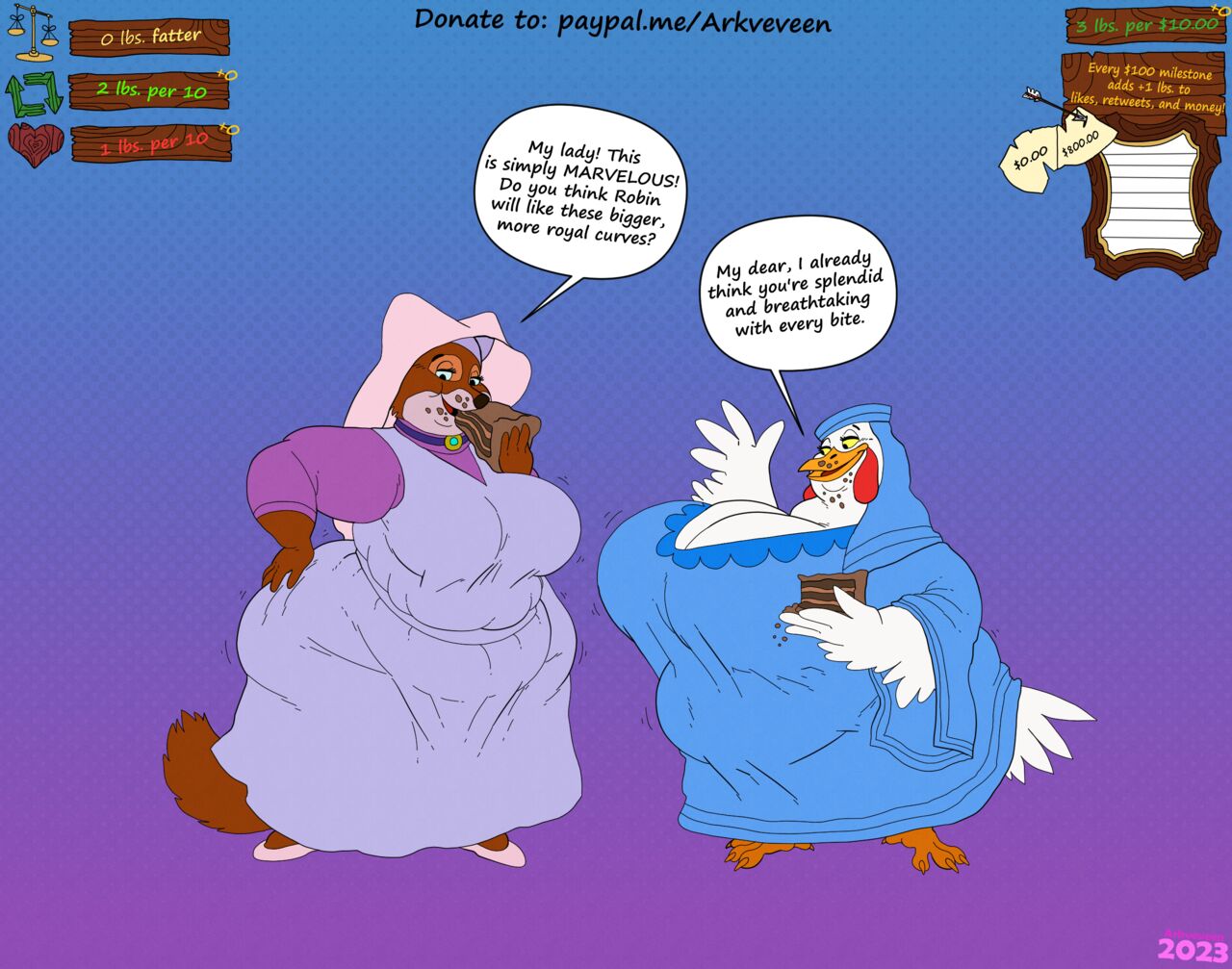 Massive Marian and Corpulent Kluck Weight Gain Drive page 1 full
