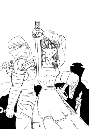 [Vel34] Kenshi: Outmode (Textless) cover