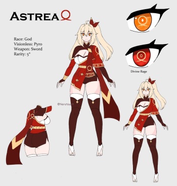 [various] Astrea (Genshin Impact OC by NarutsuArt) cover