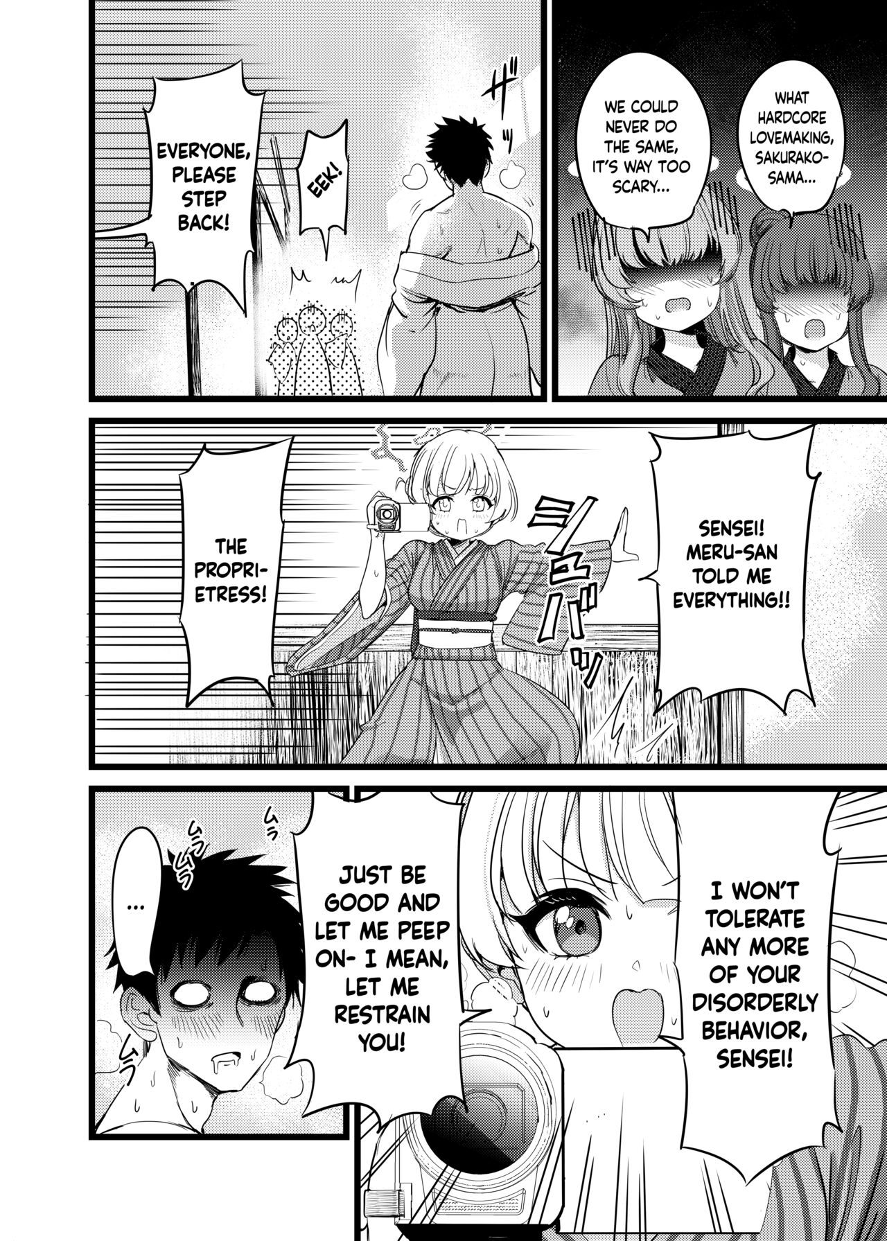 Yukemuri Biyaku Jiken!! Tatakae!! SEX Avengers!! | The Hot Springs Aphrodisiac Incident! Fight on, SEX Avengers!! page 11 full