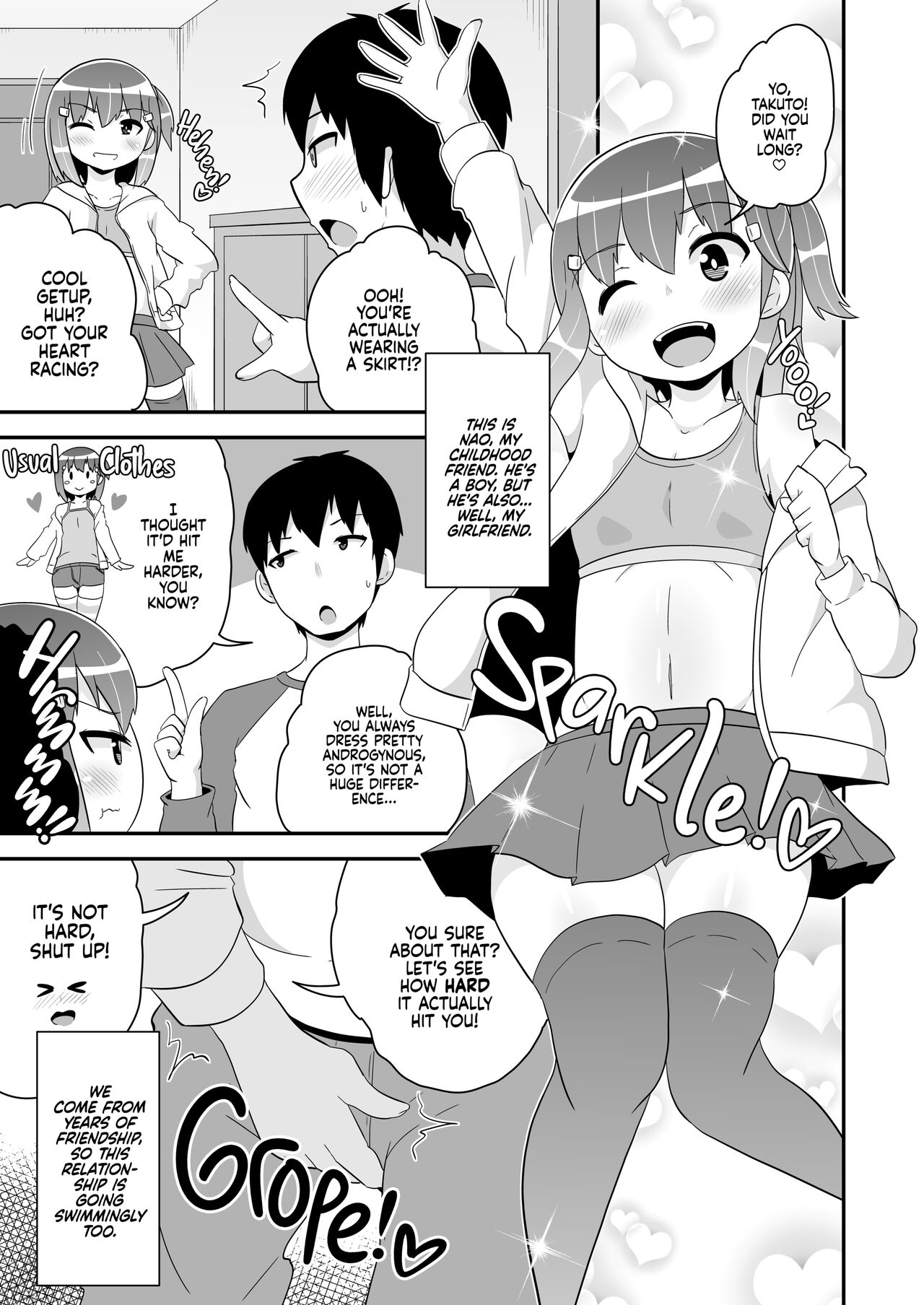 Josou  Homo Kanojo | Gay Sex with My Girlfriend 2 page 2 full