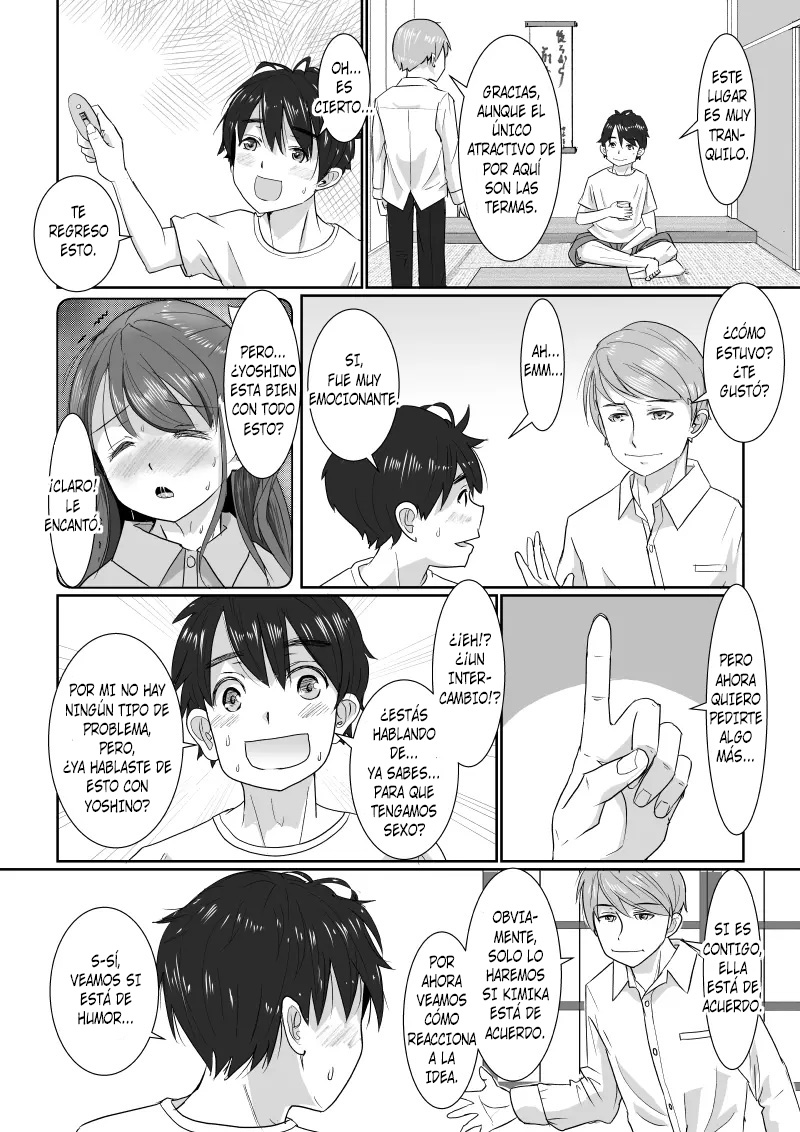 Onsen Swap Ryokou ~ Demo Koibito wa Uso de Honto wa Imouto!? | Viaje Swinger a las Aguas Termales ~ ¿¡Sólo que En Realidad no es Mi Novia, Sino Mi Hermana Menor!? page 11 full