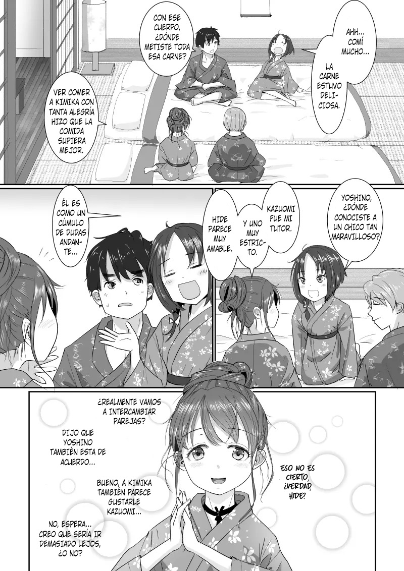 Onsen Swap Ryokou ~ Demo Koibito wa Uso de Honto wa Imouto!? | Viaje Swinger a las Aguas Termales ~ ¿¡Sólo que En Realidad no es Mi Novia, Sino Mi Hermana Menor!? page 12 full