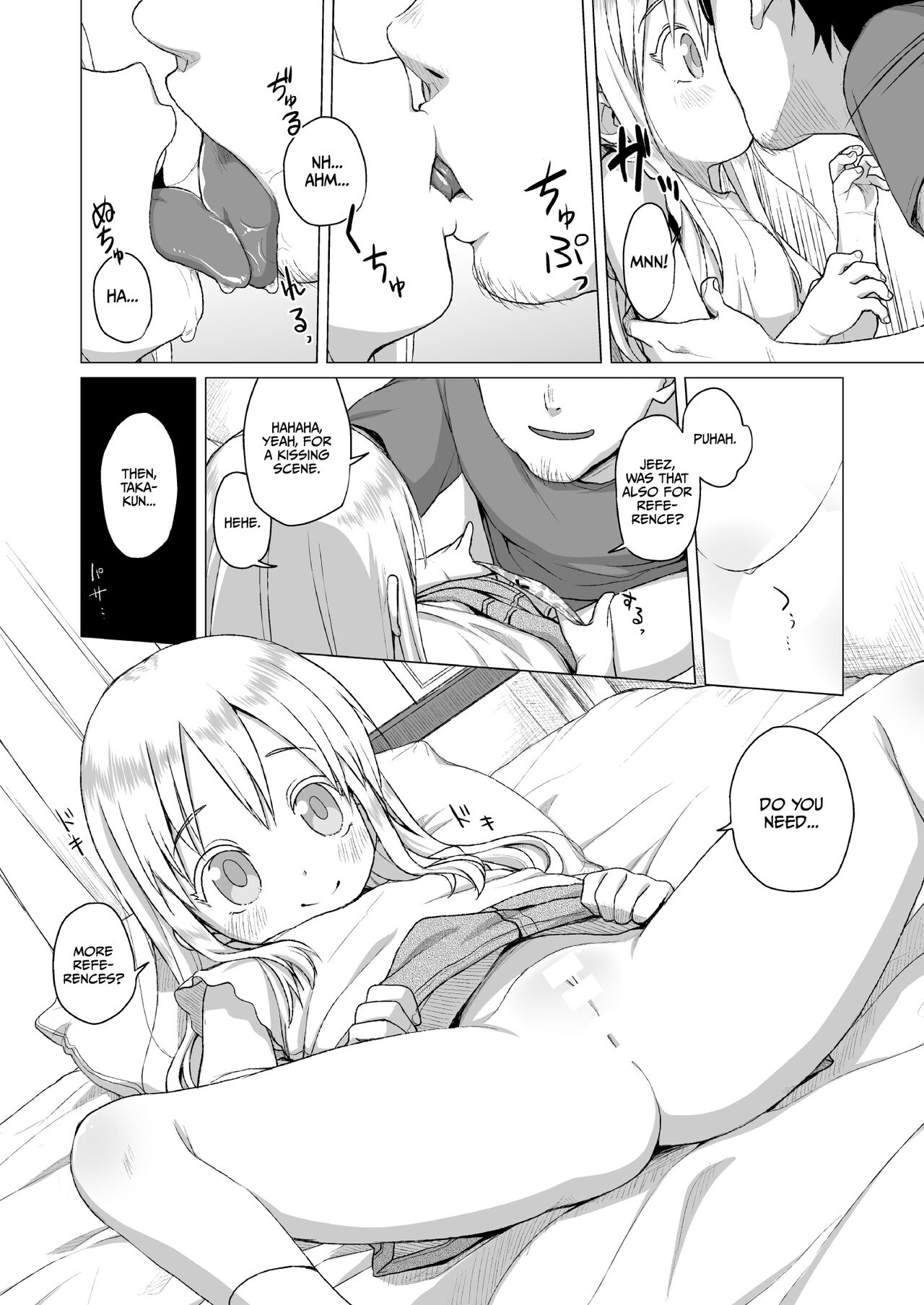 Uchi no Tonari no Shougakusei wa Kinpatsu Hekigan Ecchi Suki | The Girl Next Door Is A Blue-eyed Blonde That Loves Sex page 9 full