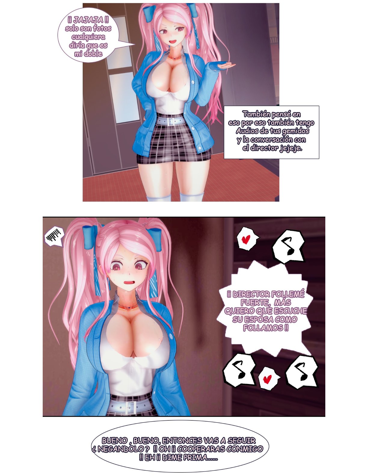 Chantaje Sexual a mi prima la Idol #1 y 2 page 6 full