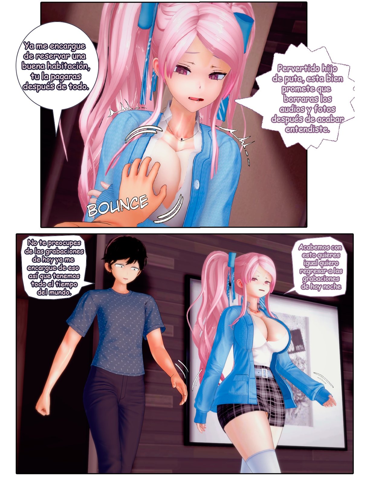Chantaje Sexual a mi prima la Idol #1 y 2 page 8 full