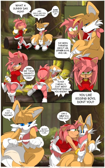 [Bleuhare] Amy in Heat (Sonic the Hedgehog) cover