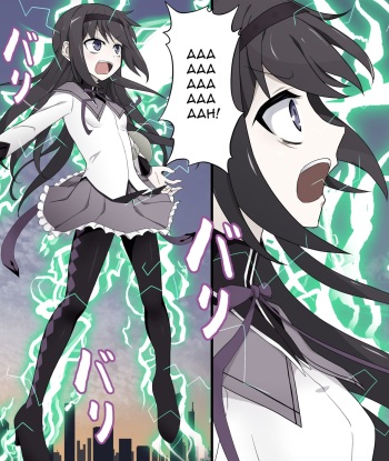 [Nihon Dandy (Matsuno Susumu)] Homu Homu forced to untransform by electric shock + Textless + Bonus cover