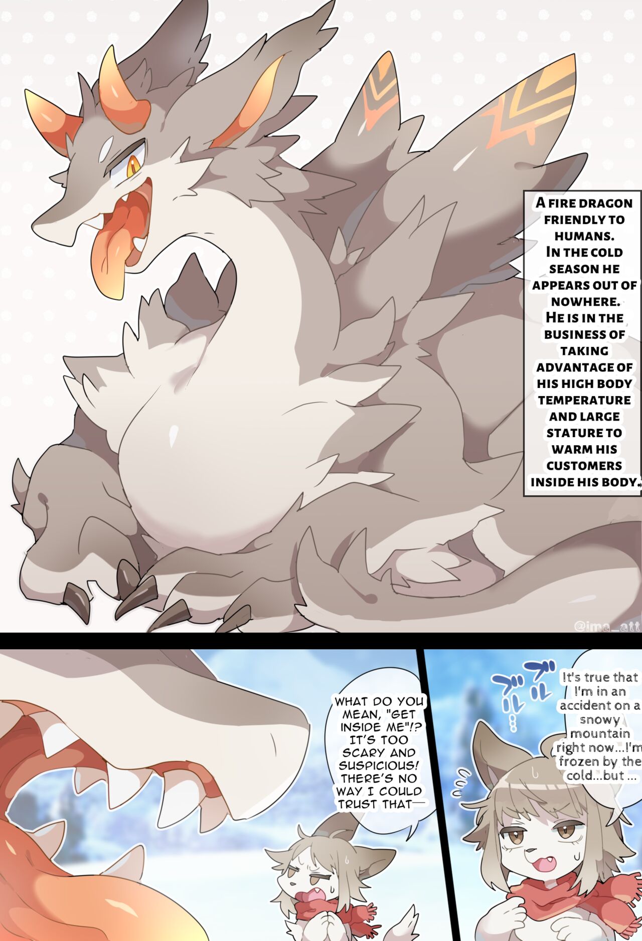 Hot Dragon VORE page 1 full