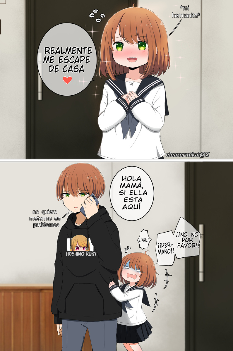 LITTLE SISTER RAN AWAY FROM HOME page 1 full