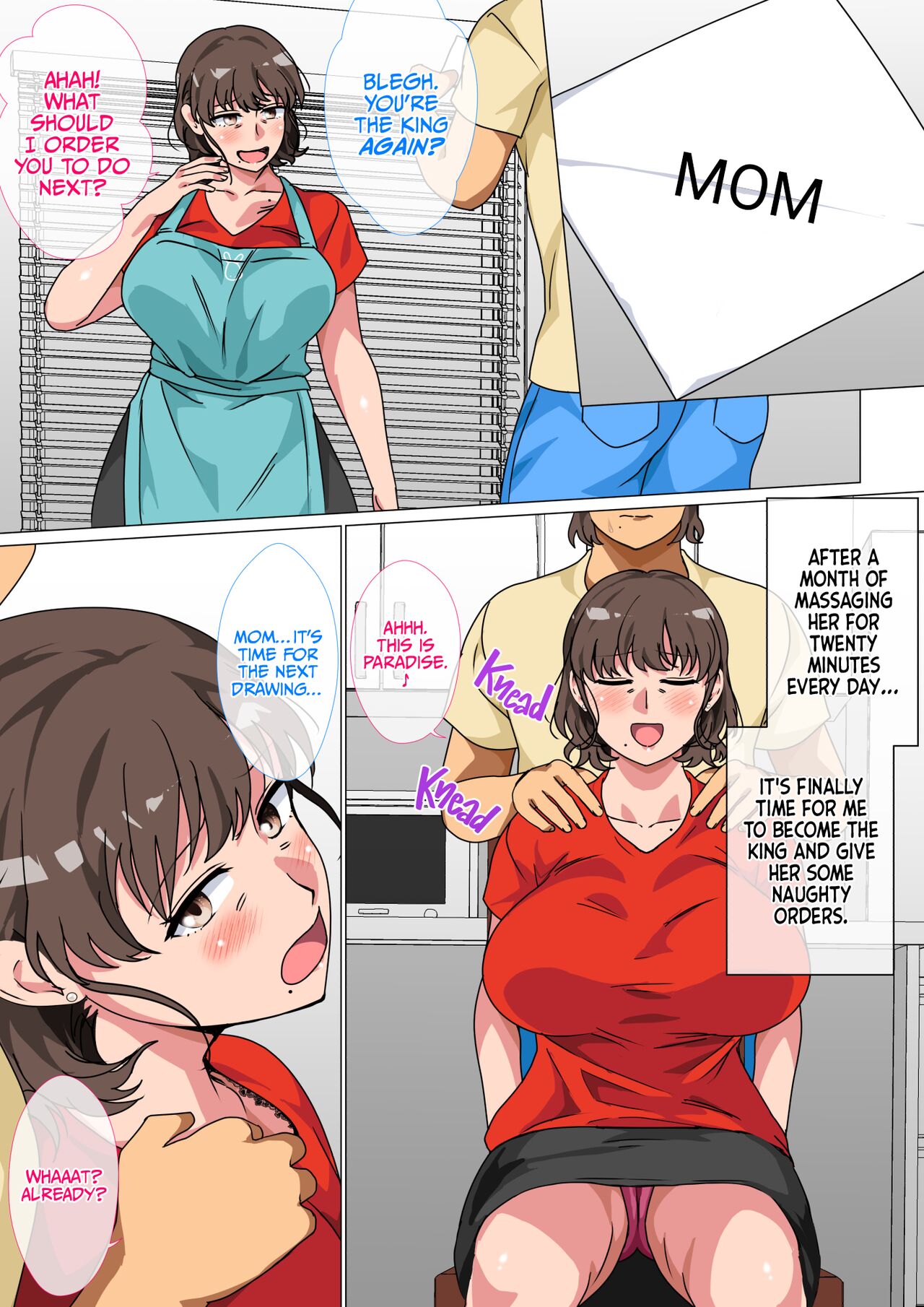 Ousama Game no Meirei de Haha to Sex Shita Hanashi | I Ordered My Mom to Have Sex with Me in King's Game page 12 full